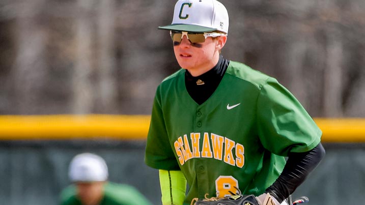 Men's baseball player