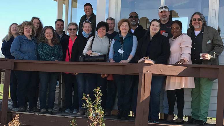 Cecil Leadership Institute members at Fair Hills Training Center