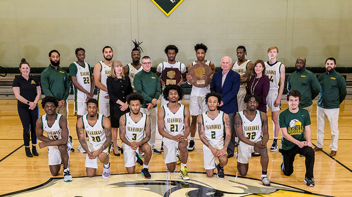 Cecil College's men's basketball team.