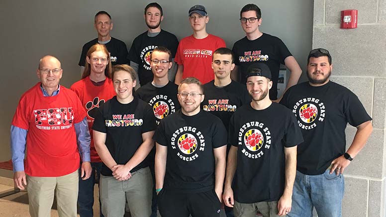 Group photograph of Frostburg State University graduates