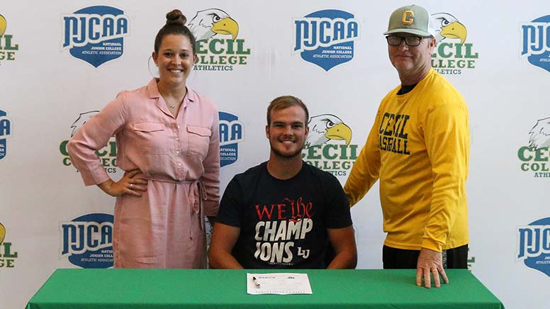 Jordan Yoder signs letter of intent to play baseball at Liberty University.