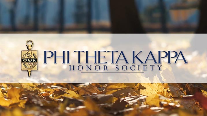 This is an image of the Phi Theta Kappa logo and lettering.