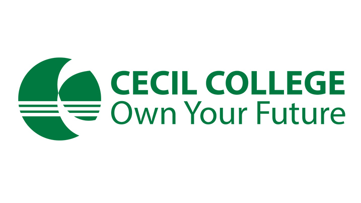 Cecil College logo.