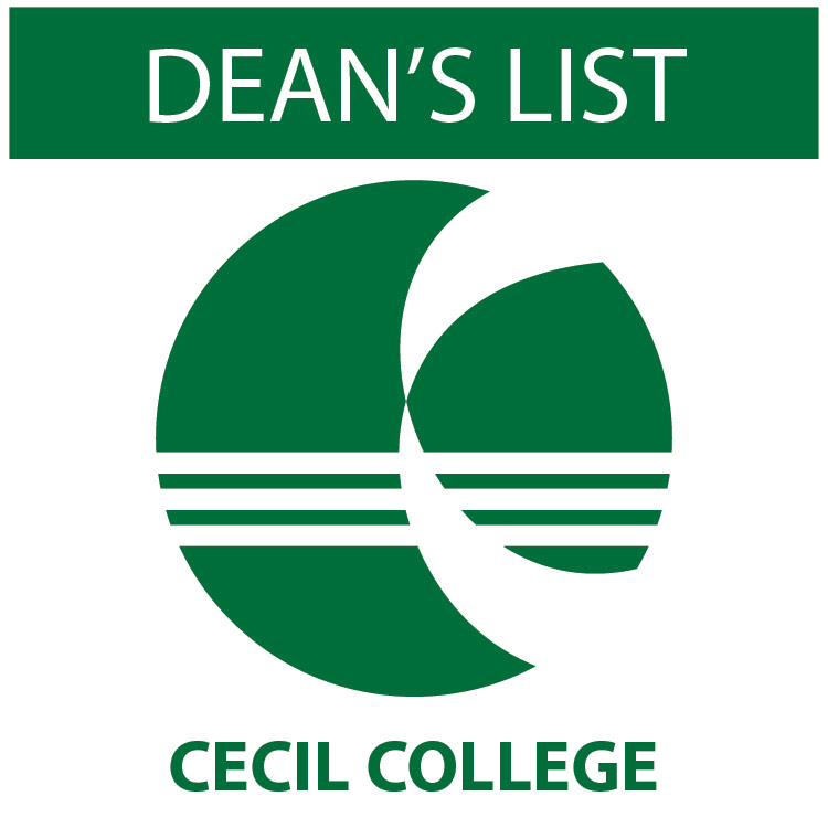 Cecil College Dean's List logo.