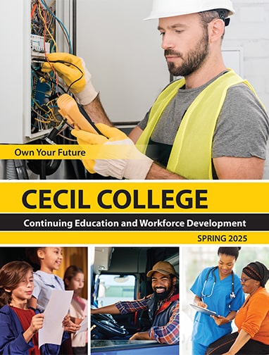 Continuing Education and Workforce Development course schedule cover