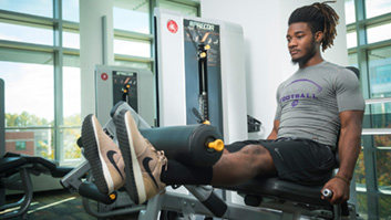 Student exercising
