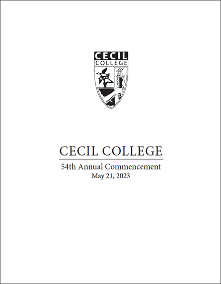 Graduation program cover