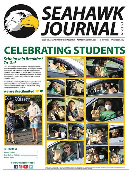 Seahawk Journal cover, Fall 2021.
