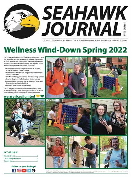 Seahawk Journal cover, Spring 2022.