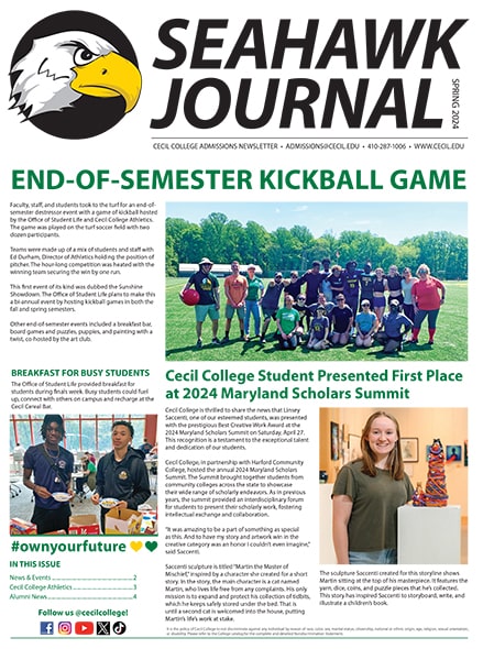 Seahawk Journal cover, Fall/Winter 2023.