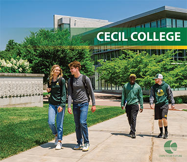 Students on Cecil College's North East campus.